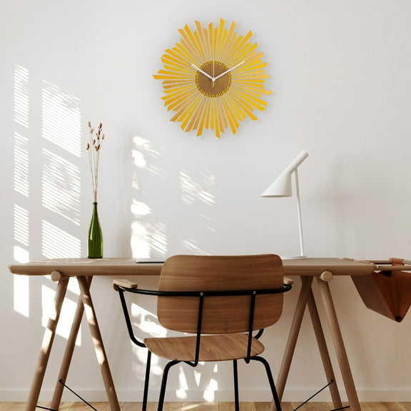 Ardeola - The Sun - 23.5 in Bohemian Elegant Modern Sunburst Wall Clock