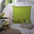 thumbnail image 3 of Carolines Treasures BB5135PW1414 Fruits and Vegetables in Green Fabric Decorative Pillow  14Hx14W multicolor, 3 of 4