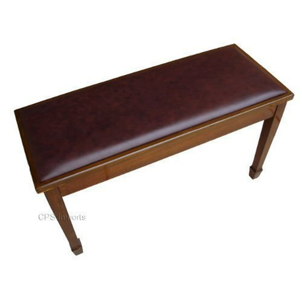 CPS Walnut Grand Piano Bench with Music Storage - Walmart.com - Walmart.com