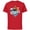 Red, variant on Ice Age Manfred Diego Sid and Scrat The Iceberg Brigade - Short Sleeve Cotton T-Shirt for Adults - Customized-Black