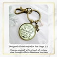 thumbnail image 5 of Funny Gardening Gutsy Goodness Bronze Keychain God Made Rainy Days So Housework Done Womens Gift Jewelry, 5 of 8