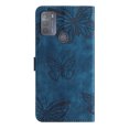 thumbnail image 2 of Compatible with Motorola Moto G50 4G Embossed Butterfly Case with Wallet and Kickstand Cover, 2 of 5