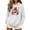 White Sweatshirts, variant on Jsaierl Halloween Sweatshirts for Women Cute Ghost Graphic Pullover Hoodies Stretch Classic Long Sleeve Sweater Tops Halloween Clothes, Sizes S-2XL