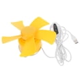 thumbnail image 1 of OFFIGAM Portable Ceiling Fan Yellow Plastic Timer Function Kids Room 1Pack, 1 of 8