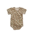 thumbnail image 2 of LYMAYTER ‌‌Newborn Baby Girls Cotton Kimono Short Sleeves Side-Snap Bodysuit Layette Bundle‌ 3M-24M, 2 of 8