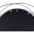 thumbnail image 5 of Mark&Day Wall Mirror, Dunsborg Modern Silver Round Vanity Mirrors for Bedroom Living Room Bathroom and Entryway Home Decor, Mounted Painted Iron Frame Mirror for Walls (24" H x 24" W x 1" D), 5 of 6