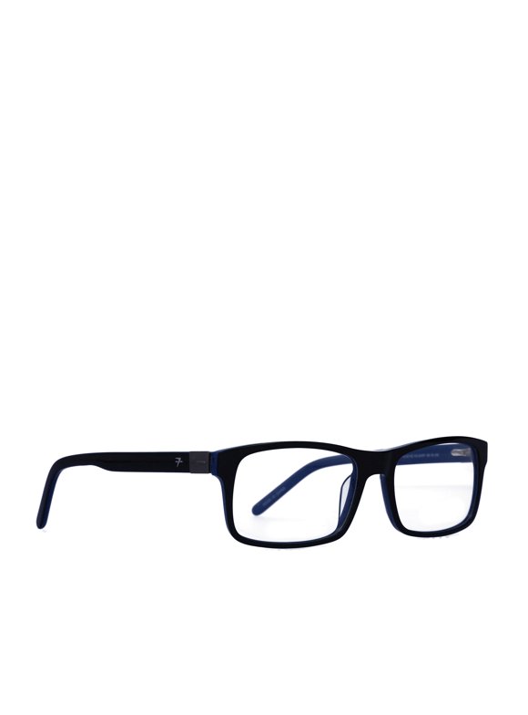 Fatheadz Men's Rectangular Eyeglasses, FH-00195 HS Gary, Navy, 58-18-150, with Case