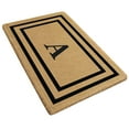 thumbnail image 5 of Heavy Duty Coir Door Mat Thin Double Picture Frame, Monogram A - Black 22" x 36", 5 of 5