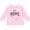 AD-Pink, variant on Inktastic Its Home- State of Texas Outline Distressed Text Boys or Girls Long Sleeve Toddler T-Shirt