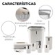 thumbnail image 3 of Juego para Baño de 8 Piezas | Accesorios para Baño Moderno de Plastico | Kit de 8 Piezas para Baño | Conjunto de Almacenamiento para Baño, 3 of 5