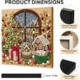 thumbnail image 5 of 2026 Christmas Window Framed Pearl Art Wall Decor 8x8 inch, Window Framed Christmas DIY Pearl Bead Painting Kits for Adult, Christmas Party Decorations for Home Wall Decor, 5 of 9
