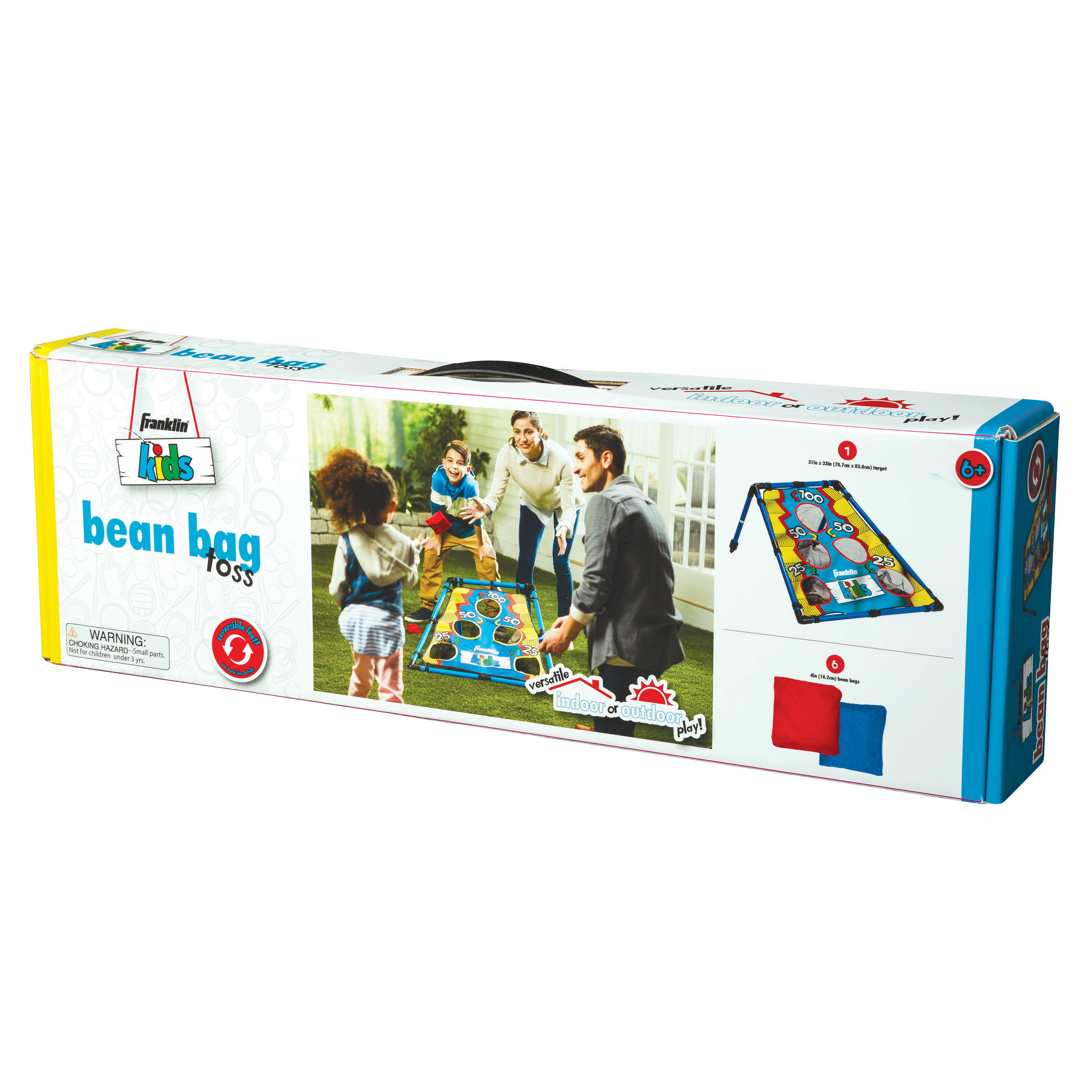 Franklin Sports Kids Bean Bag Toss - Great for Kids-Indoor Outdoor Use - Includes 31" x 33" Target and (6) 4" Bean Bags - image 6 of 7