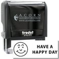thumbnail image 1 of Large Self-Inking Have a Happy Day Stamp, Trodat Printy 4913, Press and Print Stamping, Impression Size 7/8" x 2-1/4", Up to 10,000 Impressions - Black Ink, 1 of 10