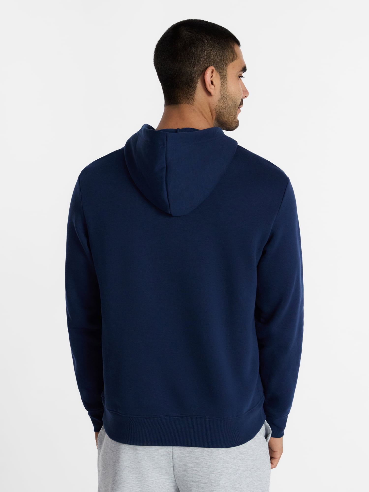 Athletic Works Men's & Big & Tall Men's Fleece Hoodie Sweatshirt, Sizes XS-4XLT