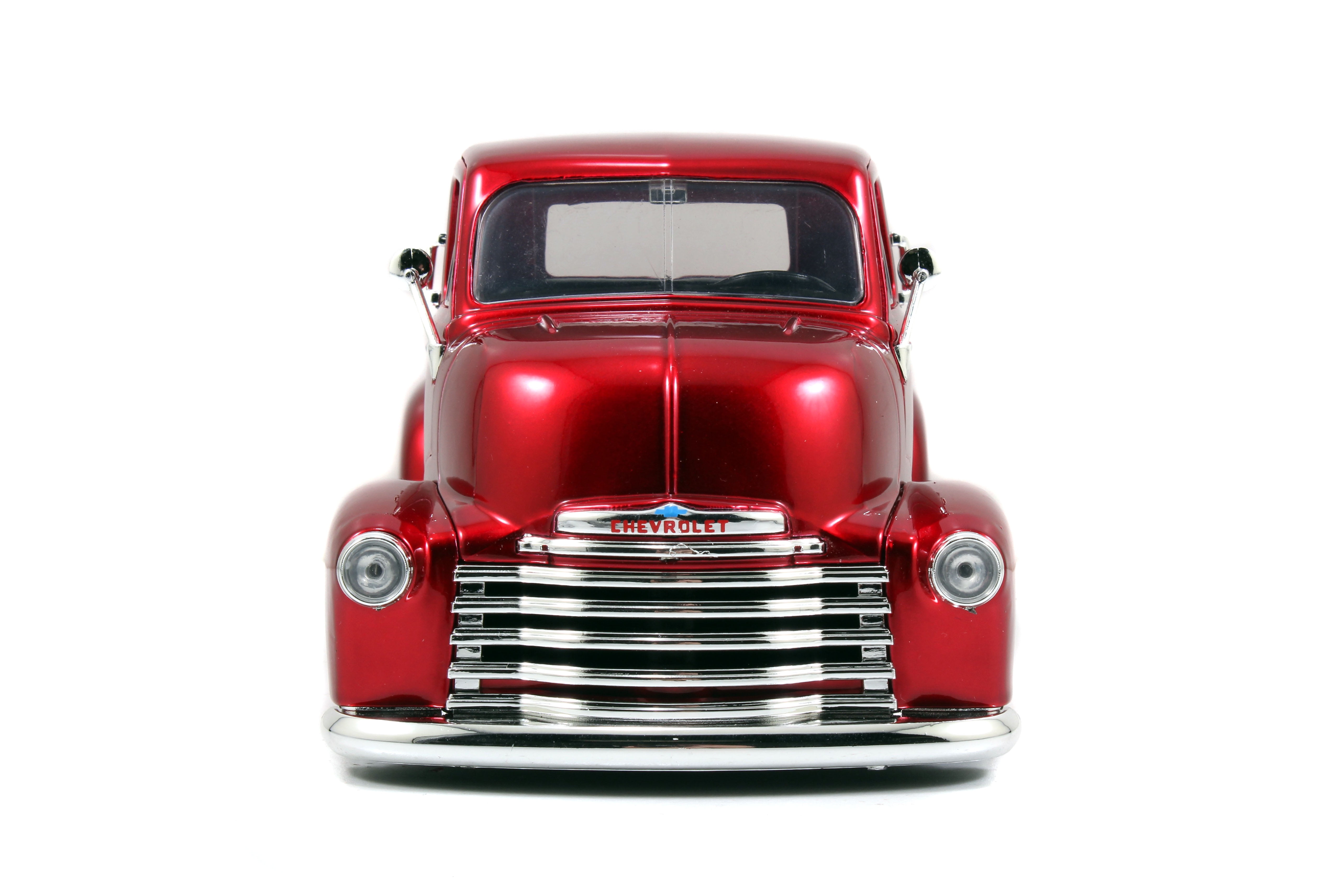 Jadaジェイダ/'52 Chevyシボレー COE 1/24 新品絶版 1952 Chevy COE Flatbed w/ Extra Wheels, Yellow and Black