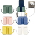thumbnail image 1 of Torubia 5 Pcs Colorful Wall Mount Phone Holder Self-Adhesive Wall Beside Organizer Storage Box Plastic Charging Phone Stand Remote Phone Brackets Multi-Function Holder for Bedroom Kitchen Bathroom, 1 of 6