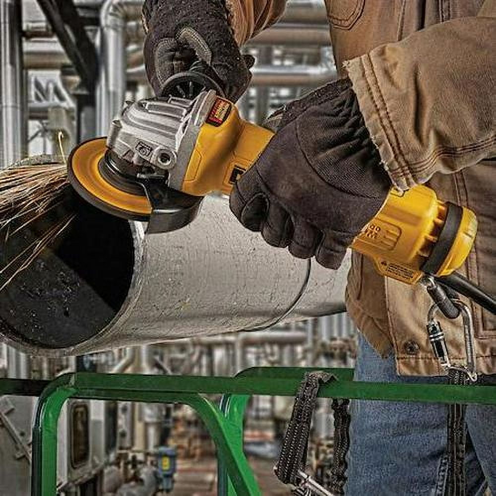 Dewalt 4.5  Small Angle Paddle Switch Angle Grinder with Brake and No-Lock On