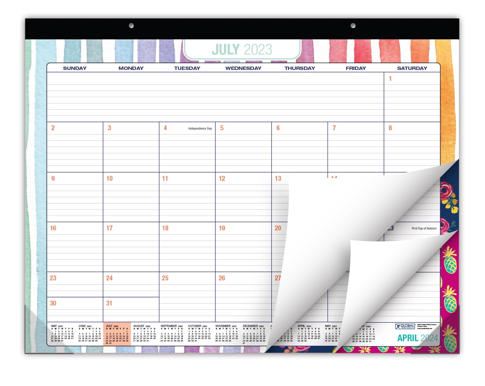 Large Desk Calendar 20232024, 22"x17", 19 Monthly Wall Calendar