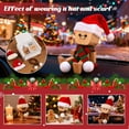 thumbnail image 2 of Shaking Wooden Man Figurine, Shaking Feet Woodens Doll with 12PCS Magnetic Expressions, Handmade Shaking Feet Wooden Car Dashboard Decorations, Creative Wood Desktop Decor(Mixed, 2 Set), 2 of 7