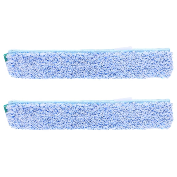 LOLIPPYY 2Pcs Blue Microfiber Cleaning Sleeve Reusable Scrubber Replacement for Glass Surfaces