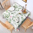 thumbnail image 6 of 52x52 Inch Waterproof Square Tablecloth, Thickened Polyester Table Cover for Dining & Parties, Floral Print, 6 of 6
