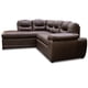 thumbnail image 3 of Sala Esquinera de Piel Genuina, Love Seat y Cheise Long, 4 plazas, Lado Izquierda, Modelo Sevilla, Color Chocolate, Elegante, cómoda y confortable, Hecho en Mexico. Medidas 232 X 200 X 90 cm., 3 of 5
