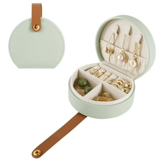 Blueangle Western Desert Cowboy Small Jewelry Box - Portable Travel Case For Rings, Necklaces, Earrings & Bracelets