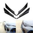 thumbnail image 1 of 4Pc Car Bumper Lip Spoiler Wing Splitter Side Kit Trim Canards Diffuser Chin Fin, 1 of 4