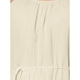 thumbnail image 5 of INSPIRE CHIC Women's Summer Dresses Linen Maxi Sundress Loose Tie Waist Spaghetti Strap Cami Casual Beach Dress S Beiges, 5 of 6