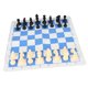 thumbnail image 5 of Juego De Ajedrez, Tablero De Ajedrez De PU, Bolsillo Con Cordón, Piezas De Ajedrez De Plástico, Juego De Ajedrez Portátil, Interesante Para Entretenimiento Familiar, 5 of 7