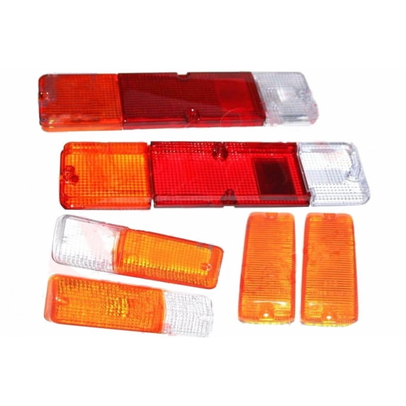 For Suzuki SJ410 413 Bumper & Side Indicator Taillight Lens Samurai Sierra