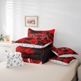 thumbnail image 4 of Erosebridal Teenager Gamepads Bedding Sets Twin Size,Video Game Comforter Sets with Sheets,Geometric Theme Bed in a Bag Twin size,Microfiber Gamer Bedroom Decorative,Reversible,7-Piece, 4 of 6