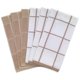 thumbnail image 2 of Toallas de cocina T-Fal de parquet liso y a cuadros, 100% algodón, paquete de 6, 2 of 5
