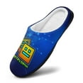thumbnail image 3 of Mens Cozy Slippers Geometry Dash Geometry Dash Warm Soft Plush Slipper Slip-on House Shoes for Home Indoor Outdoor, 3 of 7