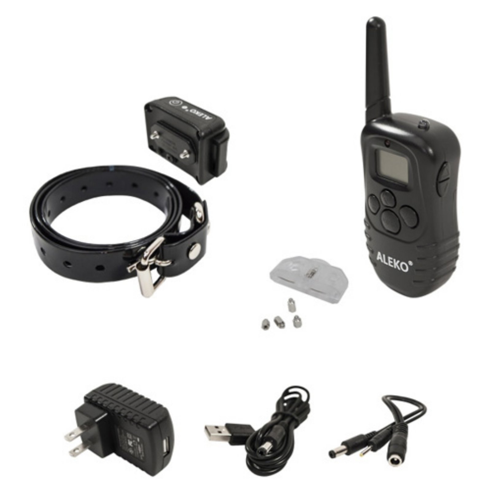 ALEKO TSTC01 Rechargeable and Waterproof Dog Collar Training Collar