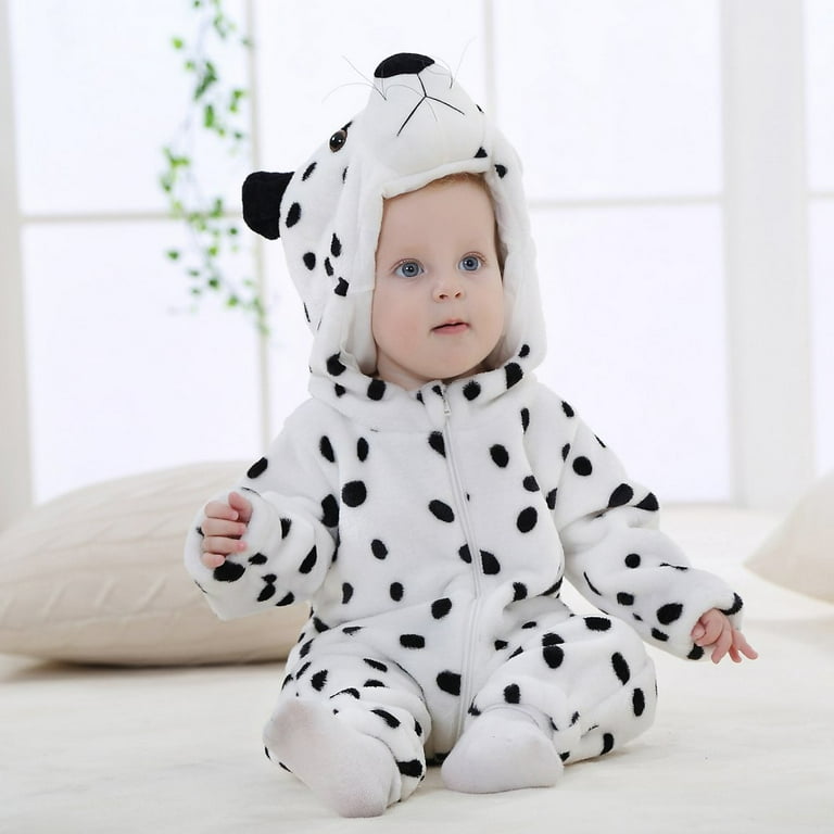 Baby Bunting Bodysuit Infant Pajamas Kids Hooded Romper Outerwear Toddler Jacket Snow Leopard