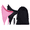 Black, Pink, variant on GOGHOST Emergency Portable Travel Urinal,Shrinkable Urinal for Travel,Traffic Jam and Queuing 2 Pack Black and Blue