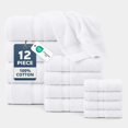 thumbnail image 1 of LANE LINEN 100% Mercerized Cotton Bath Towels Set, 1 of 9