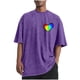 thumbnail image 3 of RKSTN Valentine's Day T Shirts for Man Oversized Crewneck Cotton Valentine Print Short Sleeves Shirts Tops Mens Casual Round Neck Sports Washed Distressed T-Shirts Loose Fits Comfy Soft Tee Shirts, 3 of 6