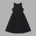 thumbnail image 5 of Xaqiouau Women's Plus Size Deep V Neck Sleeveless Twist Front High Waist A-Line Flowy Midi Dress Party Cocktail Wedding Guest Dress, 5 of 5