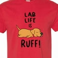 thumbnail image 4 of Inktastic Lab Life is Ruff Yellow Lab T-Shirt, 4 of 5
