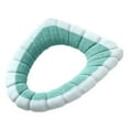 thumbnail image 3 of Fmxomd Toilet Seat Cushion - Soft, Thicker, Warmer Washable Covers - Home Reusable Toilet Seat Cover Pads&nbsp;(Green, 3Pack), 3 of 7