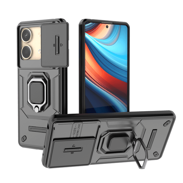 Funda de teléfono para Xiaomi Poco X6 5G Battle Bear Case + Cristal 9D