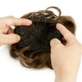 thumbnail image 3 of LELINTA Synthetic Hair Scrunchies Bridal Hair Bun Updo Scrunchy Synthetic Hair Pieces Extension for Women, 3 of 7