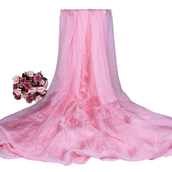 Minnieouse Mantón largo bellamente diseñado para una apariencia elegante y sofisticada Bufanda de gasa para la noche Mantón Accesorios de disfraces rosa