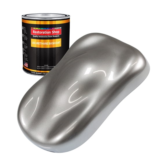 Titanium Gray Metallic 1 Quart URETHANE BASECOAT Car Auto Body Paint
