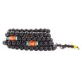 thumbnail image 4 of Mandala Crafts 108 Mala Prayer Beads Necklace, Bracelet from Natural Wood for Buddhists, Meditation, Yoga (Ebony Black Wood), 4 of 6