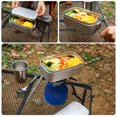 thumbnail image 4 of Camping Aluminum Lunch Box, Lightweight Multi Functional Portable Lunch Box  for Picnic Aluminum Color, 4 of 7