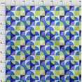 thumbnail image 4 of oneOone Cotton Cambric Blue Fabric Geometric Fabric For Sewing Printed Craft Fabric By The Yard 56 Inch Wide, 4 of 4