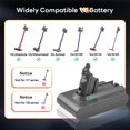 thumbnail image 3 of Batería OHZHAO V6 7200 mAh 25,2 V de repuesto para Dyson V6, 3 of 7
